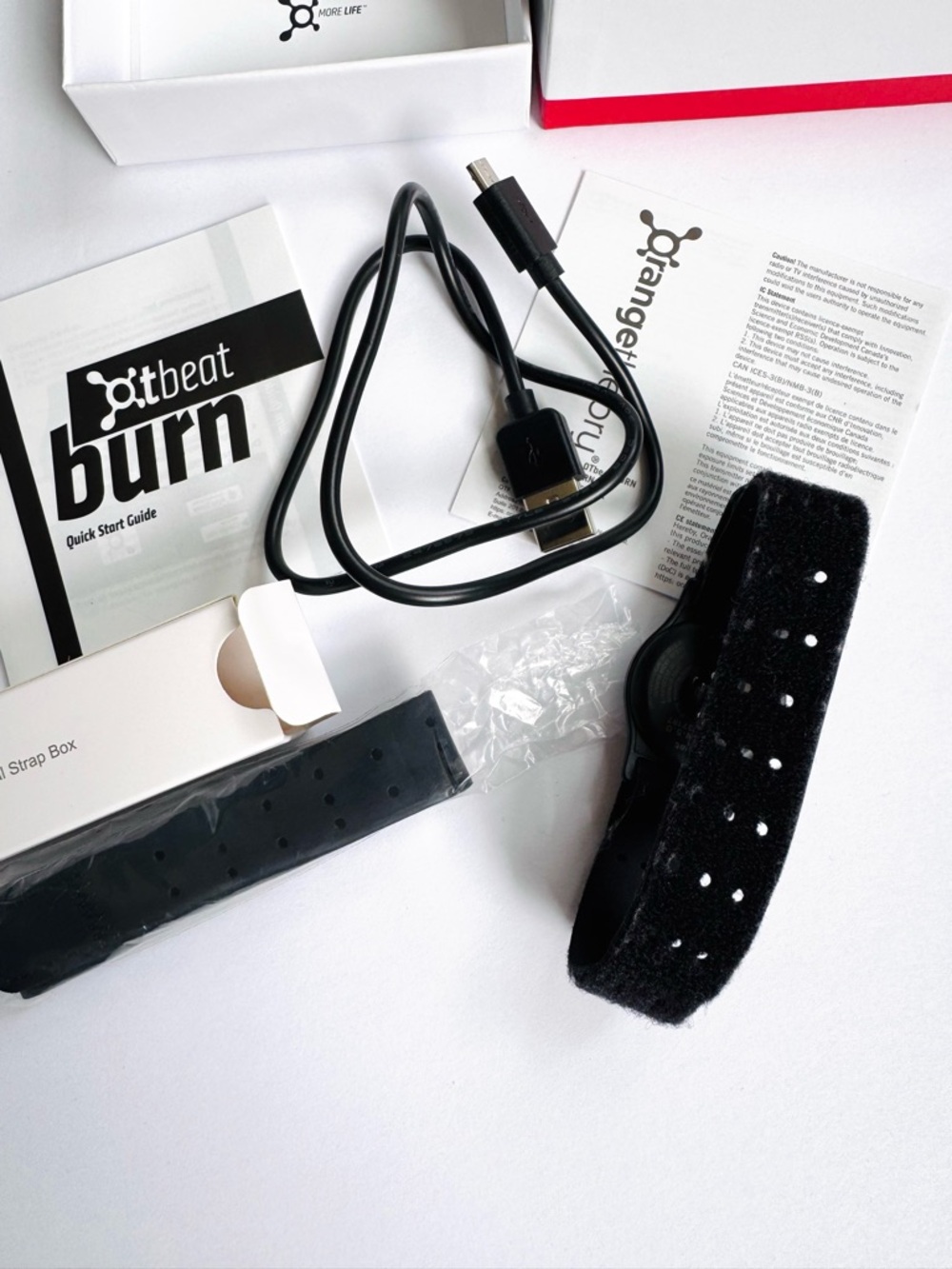 Orange Theory Black Burn Fitness Tracker Watch/Arm Band 5.0 - Picture 5 of 7